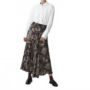 NEW KARMAMIA women's savannah skirt in khaki paisley